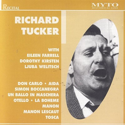 Richard Tucker/Recital@Farrell/Kirsten/Welitsch